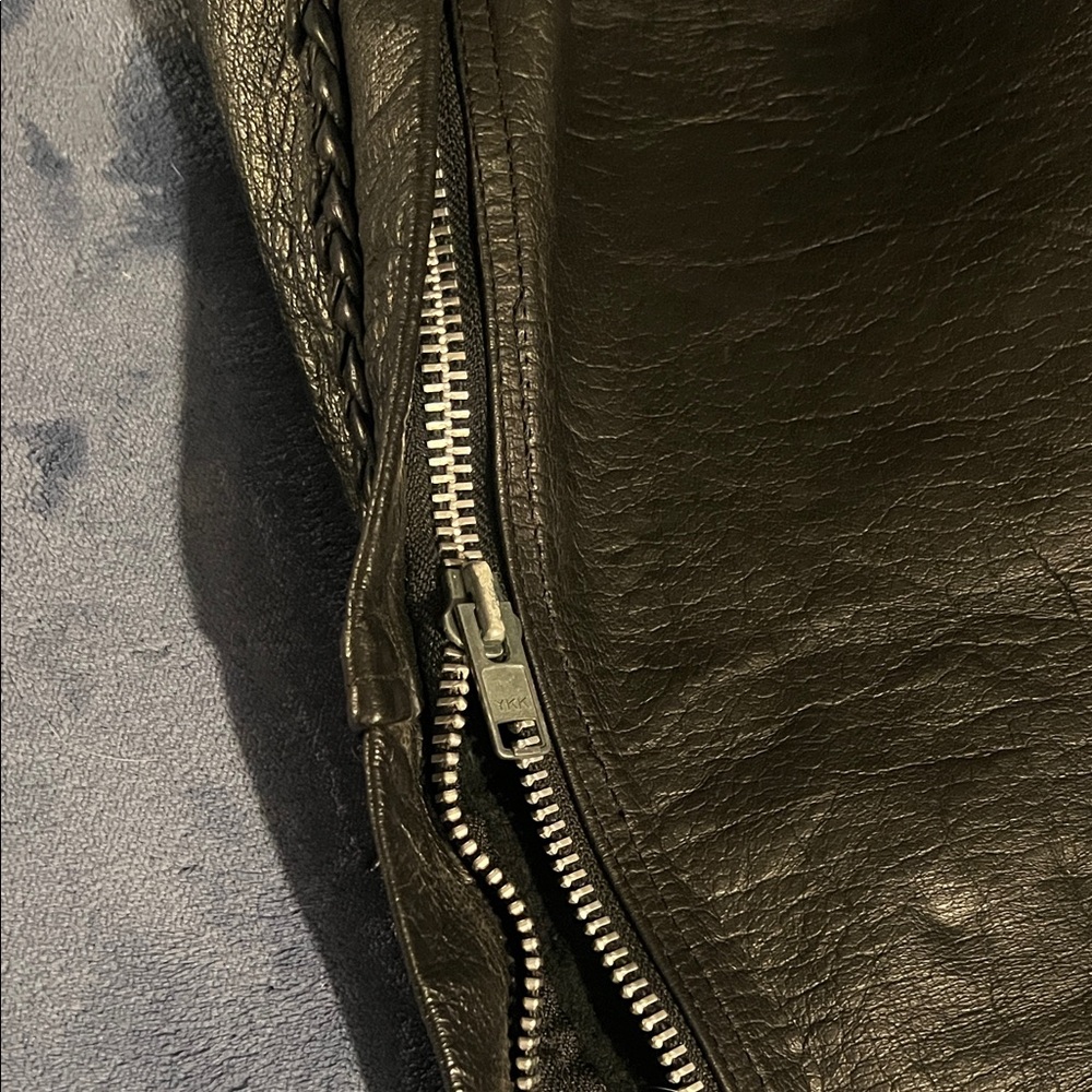 Black Leather Chaps. Leather King. - Picture 6 of 8